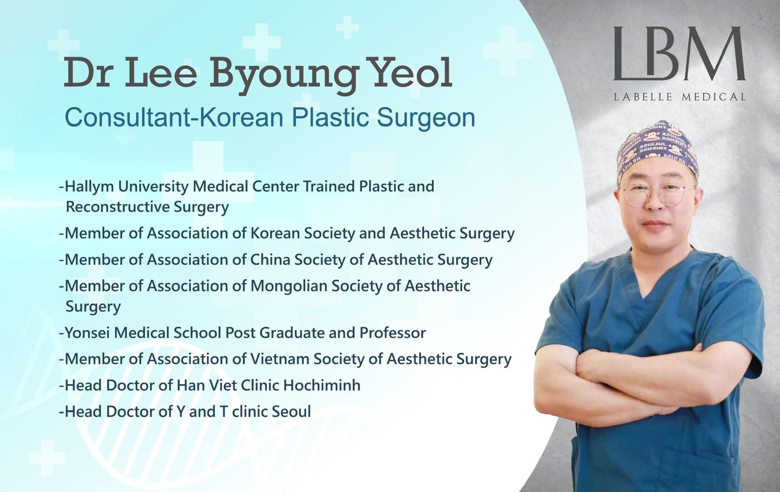 Lee Byoung Yeol, consultant Korean plastic surgeon